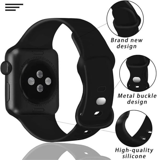 Step into Elegance with the Premium Blue 45mm Apple Watch Band - Image 6
