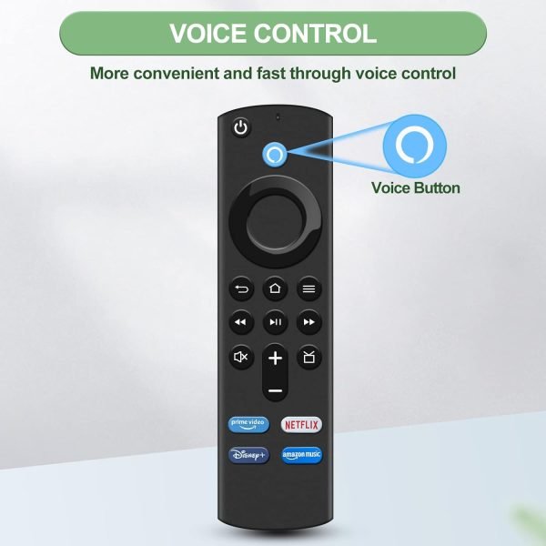 New Voice Remote Control L5B83G Fit for Amazon 2nd Gen TV Cube and Amazon TV Stick 4K