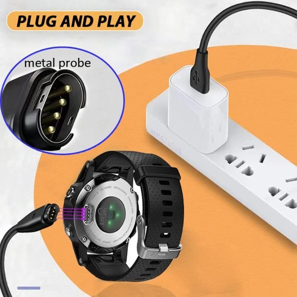 USB C Charger Cable Compatible For Garmin Fenix 7 7S 7XFenix 5 5S 5XFenix 6 6S 6X Plus Pro