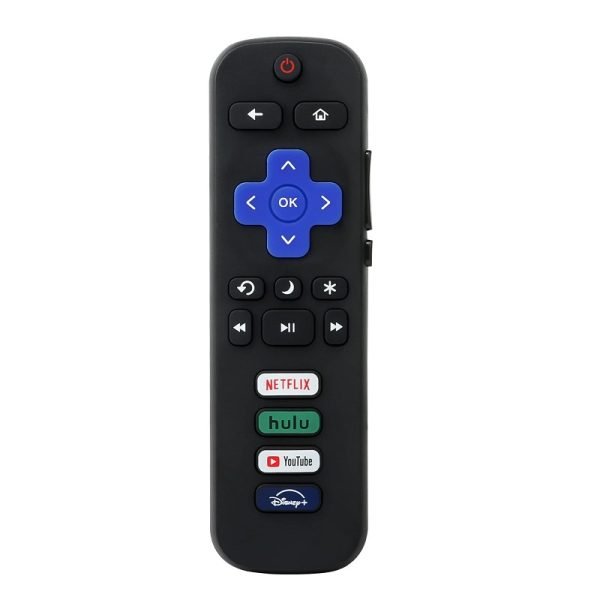 Universal Remote Control Use for Roku TV Controller with NetflixHuluYouTube Shortcut Buttons