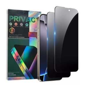 [2 Pack] Apple iPhone 16 SupRShield Anti Spy Privacy Tempered Glass LCD Screen Protector Film Guard