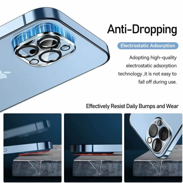 [ 3 Pack ] Apple iPhone 16 Camera Lens Screen Protector Anti Scratch Tempered Glass Film Guard