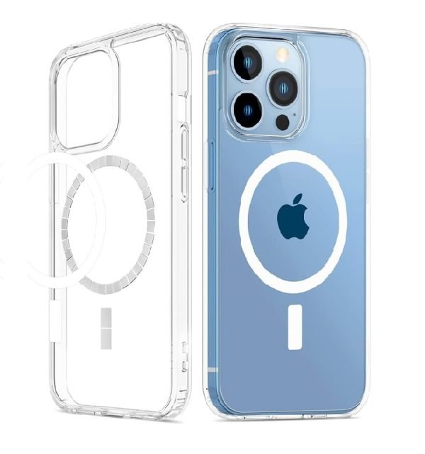 For Apple iPhone 16 MagSafe Magnetic Case with HaloLock Shockproof Military Grade Protection Scratch Resistant Back Clear Cover