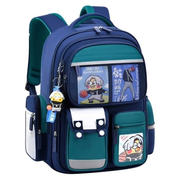 Children's School Bag Boy's Backpack Primary Girl Schoolbag Student's Backpack 1-6 Grades Boys&Girls - Purple