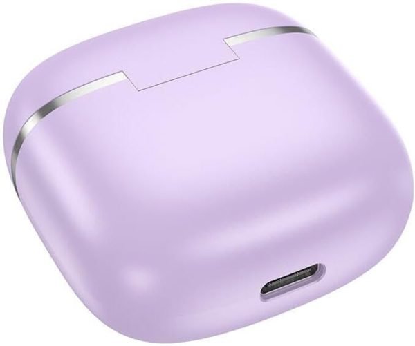 HOCO EQ7 Wireless Headphones with Charging Case Mini Wireless TWS Earbuds - Purple