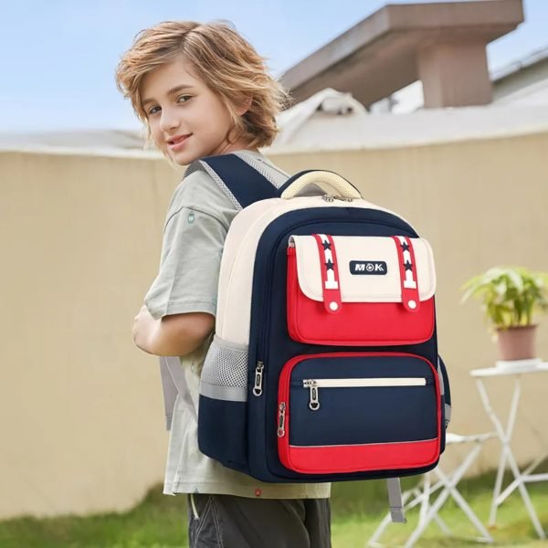 New Children's Backpack Children's School Boys Girls Waterproof Orthopedic Lightweight Large Capacity Backpack