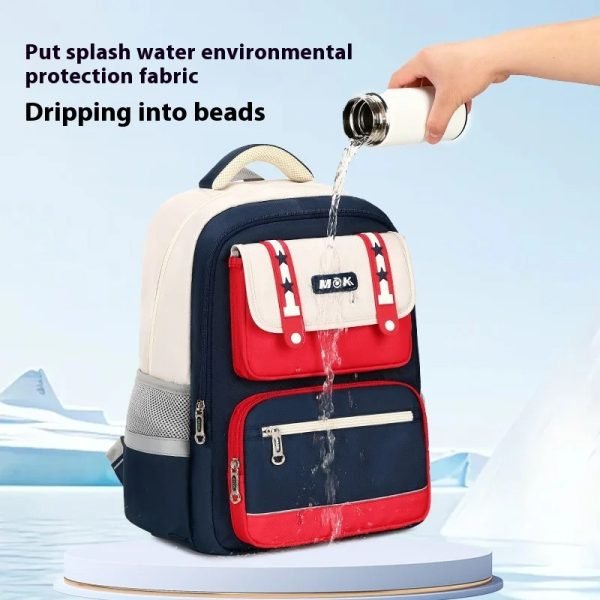 New Children's Backpack Children's School Boys Girls Waterproof Orthopedic Lightweight Large Capacity Backpack