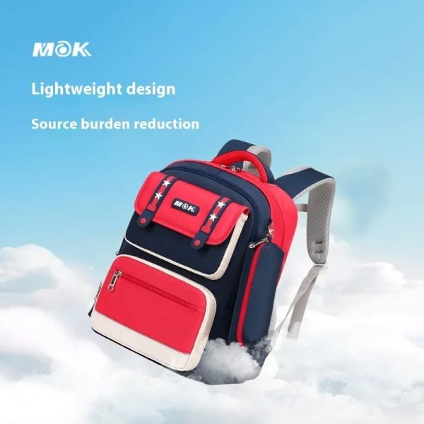 New Children's Backpack Children's School Boys Girls Waterproof Orthopedic Lightweight Large Capacity Backpack