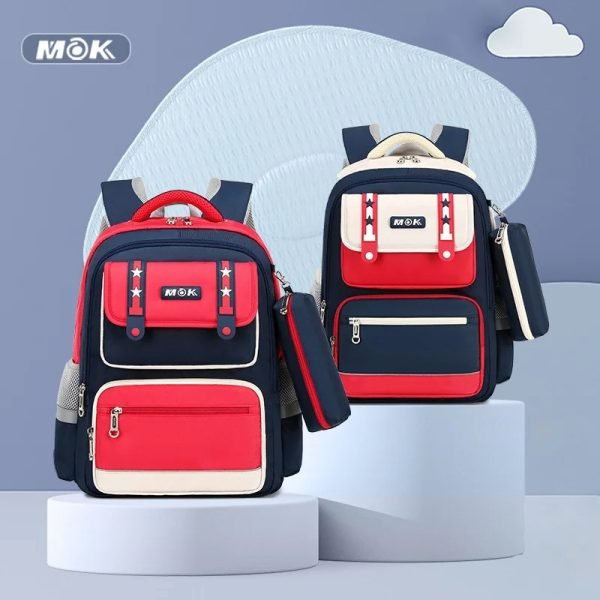 New Children's Backpack Children's School Boys Girls Waterproof Orthopedic Lightweight Large Capacity Backpack