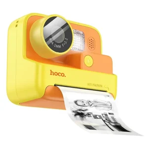 Brand New Hoco DV200 Kids Camera With Instant Photo Prints - Yellow