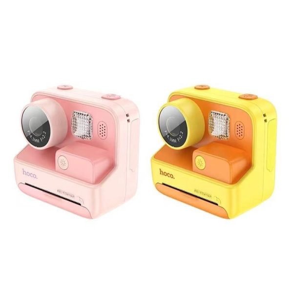 Brand New Hoco DV200 Kids Camera With Instant Photo Prints - Yellow