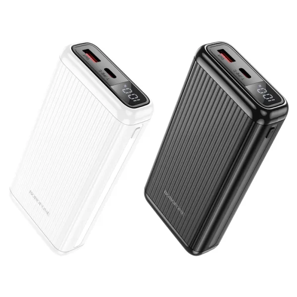 For Borofone BJ42A Speed of 22.5W+PD20W Fully Compatible Power Bank With Digital Display - Black - Image 8