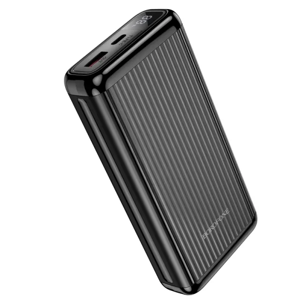 For Borofone BJ42A Speed of 22.5W+PD20W Fully Compatible Power Bank With Digital Display - Black - Image 7