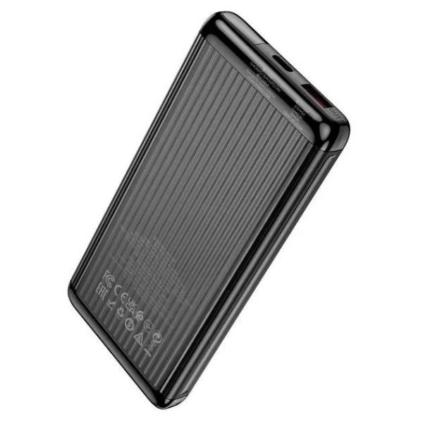For Borofone BJ42A Speed of 22.5W+PD20W Fully Compatible Power Bank With Digital Display - Black