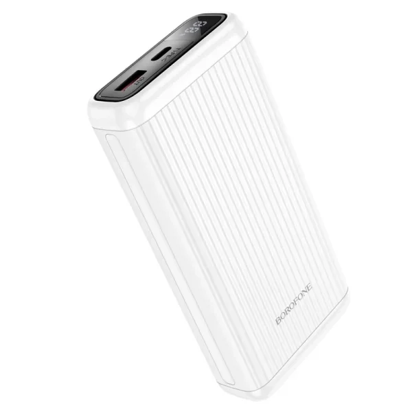 For Borofone BJ42A Speed of 22.5W+PD20W Fully Compatible Power Bank With Digital Display - White