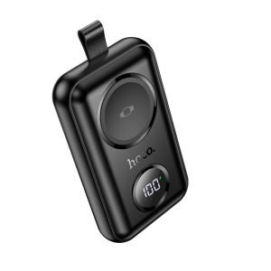 For HOCO J137 2500mAh Mini Pocket Power bank for Apple Smart Watch Charger - Black (11)