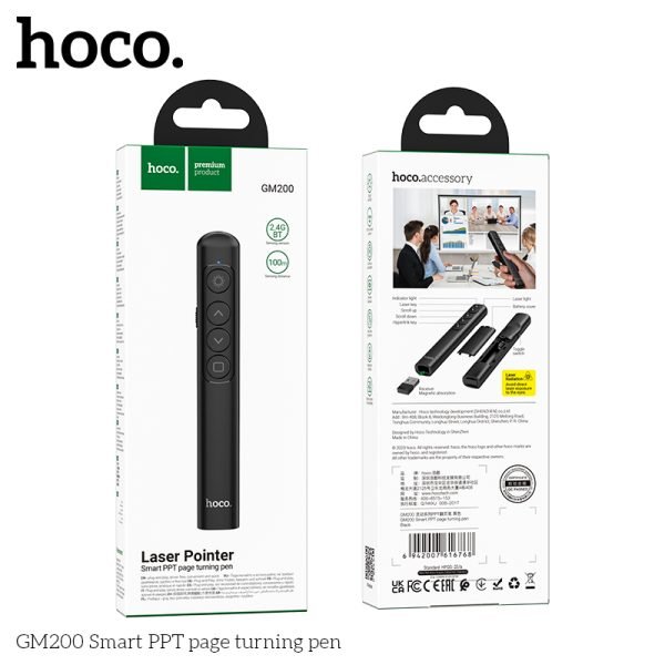 For Hoco GM200 Laser Pointer Smart Presentation Pen Turning Pen