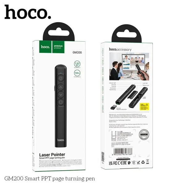 For Hoco GM200 Laser Pointer Smart Presentation Pen Turning Pen