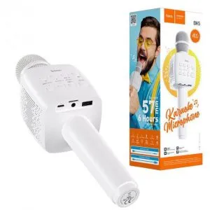 For Hoco Microphone “BK5 Cantando” wireless karaoke mic - White