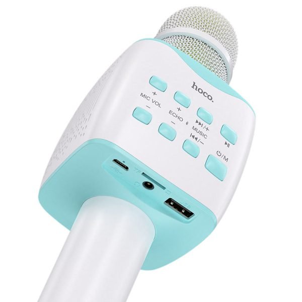 For Hoco Microphone “BK5 Cantando” wireless karaoke mic - White
