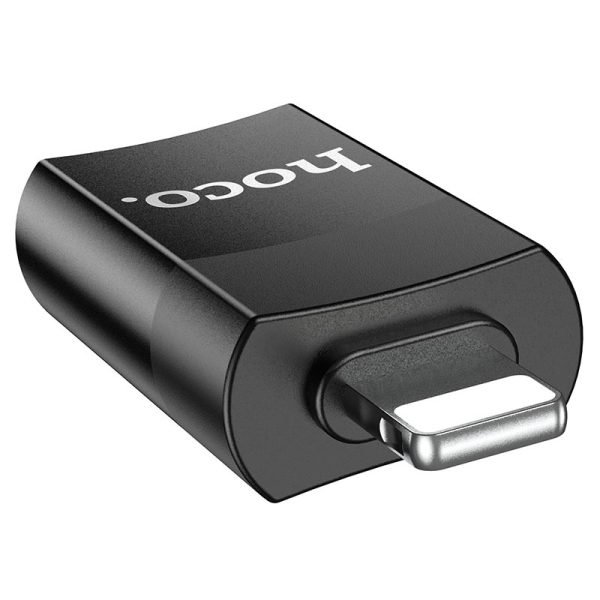 For Hoco UA17 Lightning Male to USB 2.0 Female Adapter, Supports OTG Function for Apple Mobile Phones