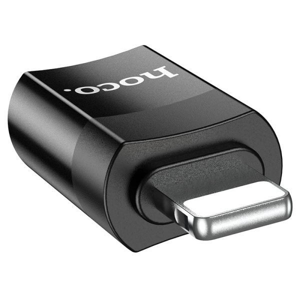 For Hoco UA17 Lightning male to Type-C female adapter, support 2A charging and data transfer functions.