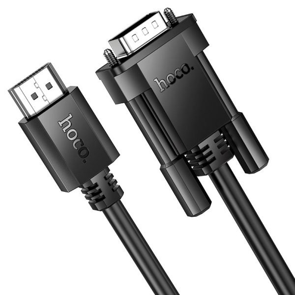 Hoco US12 HDMI to VGA cable for PC, desktop, laptop, computer, monitor, projector, HDTV, Raspberry Pi, Roku 1M
