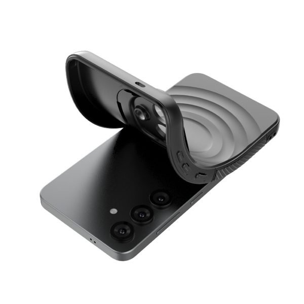 For Samsung Galaxy S25+ /S25 Plus MagSafe Magnetic Wireless Charging Silicone Soft Full Protective Case Cover (Grey) - Image 4