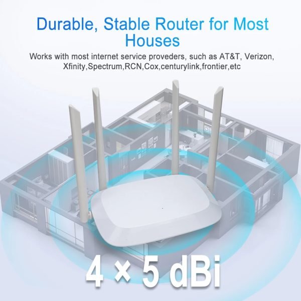 1200M Wireless WiFi Repeater Router Dual Band 2.4G 5G WiFi Signal Extender WiFi Router WiFi Amplifier Long Range Signal Router