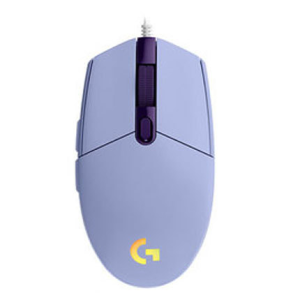 Logitech G102 2nd Gen Light Sync Gaming Mouse Wired 8000 DPI 6 Programmable Buttons RGB - Purple