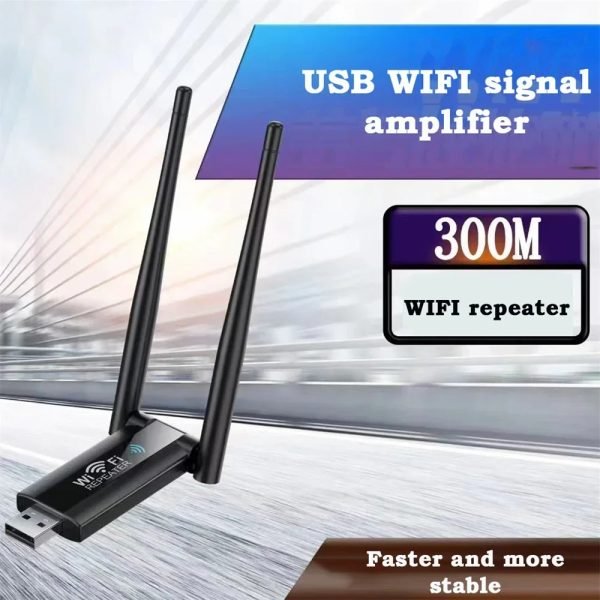Wireless Wifi Booster 300Mbps WiFi Signal Range Extender Amplifier Strengthen Verstarker WIFI Home Network Card Extension (1)