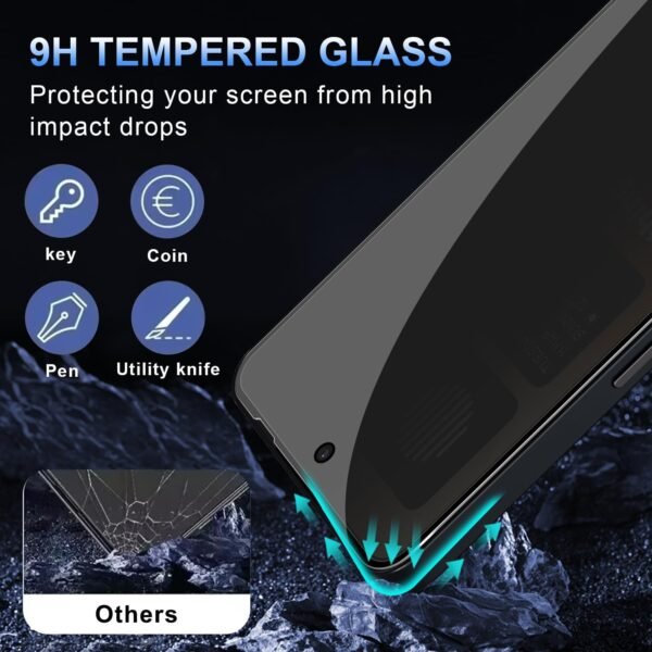 [2 Pack] Nothing Phone 3 SupRShield Anti Spy Privacy Tempered Glass LCD Screen Protector