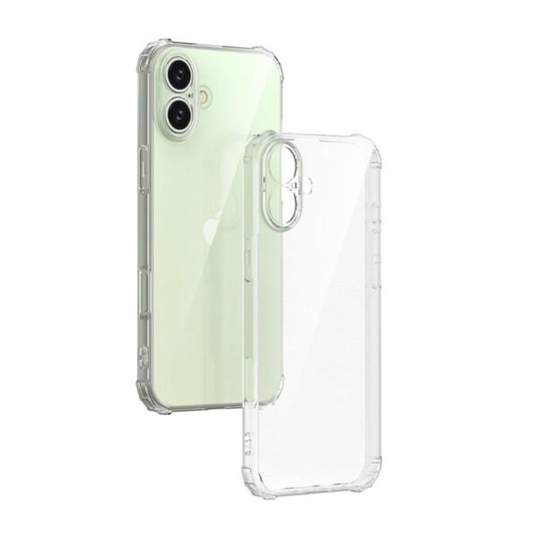 For Apple iPhone 16 Crystal Clear Heavy Duty Transparent Shockproof Case Cover