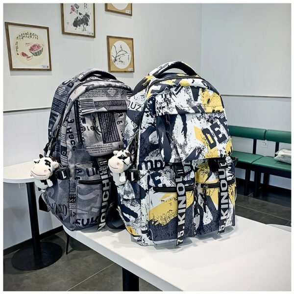 New fashion school backpack Boys School Bags Children Middle School Backpack Teenage Schoolbag large bookbag kids school