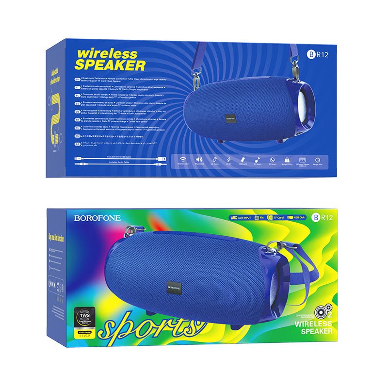 BOROFONE BR12 Amplio sports wireless speaker, BT V5.0, 1200mAh battery