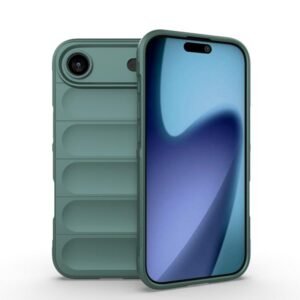 For Apple iPhone 17 Air Shockproof Rubber Silicone Protective Bumper Case Cover - Sky Blue