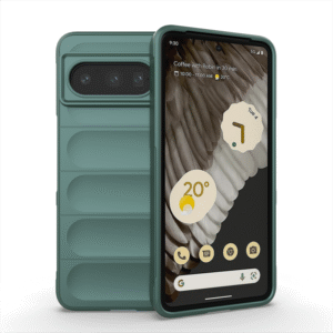 For Google Pixel 8 Pro Shockproof Rubber Silicone Protective Bumper Case Cover - Green