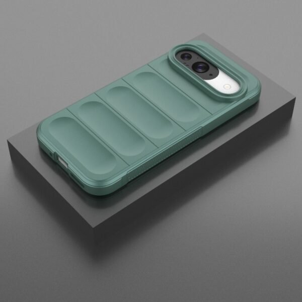 For Google Pixel 9 Shockproof Rubber Silicone Protective Bumper Case Cover - Black