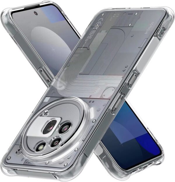 For Nothing phone 3A Pro Crystal Clear Heavy Duty Transparent Shockproof Case Cover