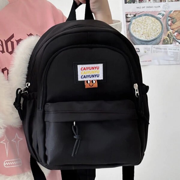 Kids Backpack for Boy Women Backpacks Simple Cute Backpacks Versatile Computer Backpack School Bags - Black