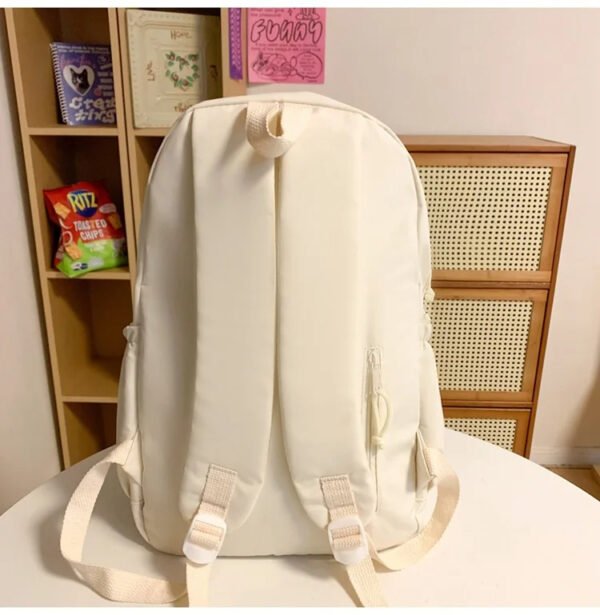 Kids Backpack for Boy Women Backpacks Simple Cute Backpacks Versatile Computer Backpack School Bags - Black - Image 4