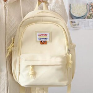 Kids Backpack for Boy Women Backpacks Simple Cute Backpacks Versatile Computer Backpack School Bags - Yellow
