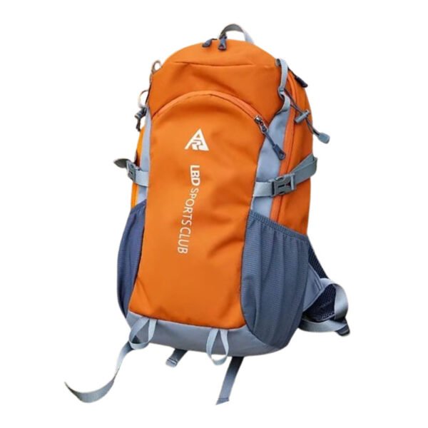 Lightweight Durable Climb Bag Camping Backpack Large Capacity Travel Rucksack Nylon Waterproof Outdoor Bags Hiking Travel Bag - Orange