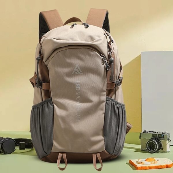 Lightweight Durable Climb Bag Camping Backpack Large Capacity Travel Rucksack Nylon Waterproof Outdoor Bags Hiking Travel Bag - Pink - Image 6