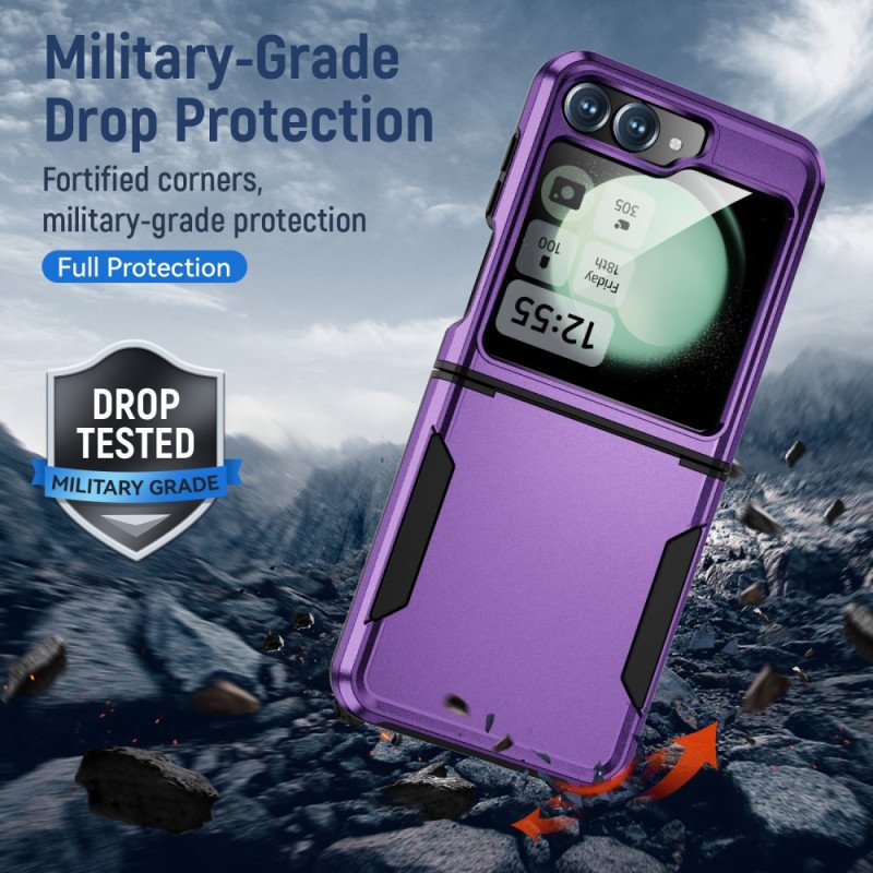 Supershield Case For Samsung Galaxy Z Flip 7 5G Shockproof Armor TPU Bumper Hard Plastic Phone Cover - Purple - Image 4