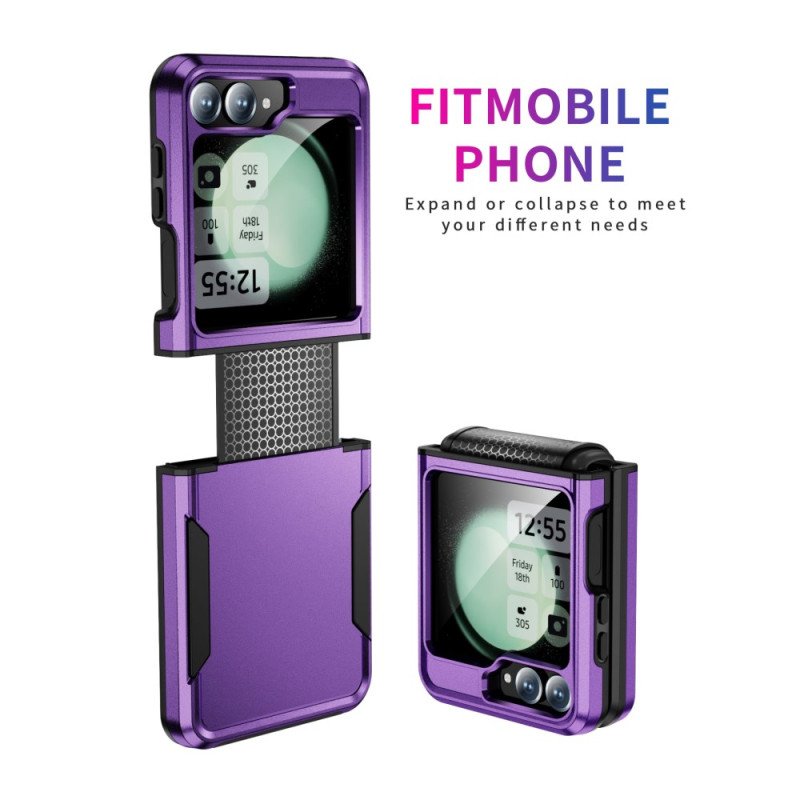 Supershield Case For Samsung Galaxy Z Flip 7 5G Shockproof Armor TPU Bumper Hard Plastic Phone Cover - Purple - Image 6