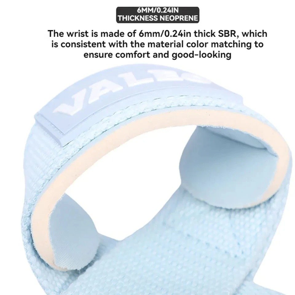 Lifting Straps for Weightlifting, Gym Wrist Wraps with Extra Hand Grips Support for Strength Training, Bodybuilding, Deadlifting - Black