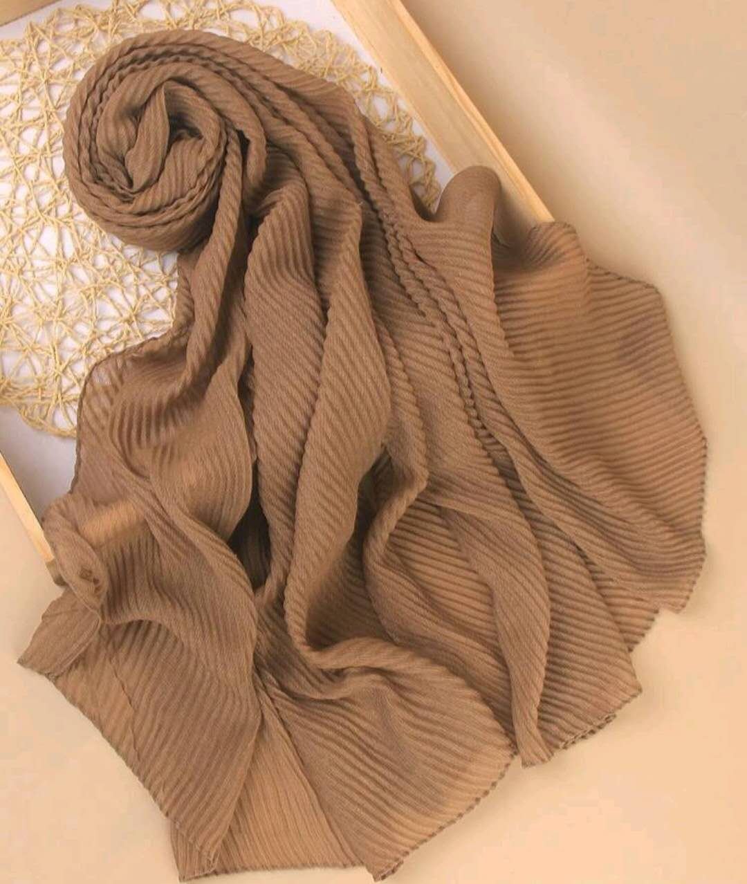Women Summer Scarfs Cotton Lightweight Large Long Gauze Shawl Beach Wrap Plain Hijab (Color 10)