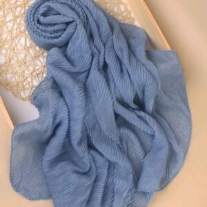 Women Summer Scarfs Cotton Lightweight Large Long Gauze Shawl Beach Wrap Plain Hijab (Color 15)