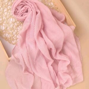 Women Summer Scarfs Cotton Lightweight Large Long Gauze Shawl Beach Wrap Plain Hijab (Color 7)